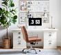 Nash Leather Swivel Desk Chair