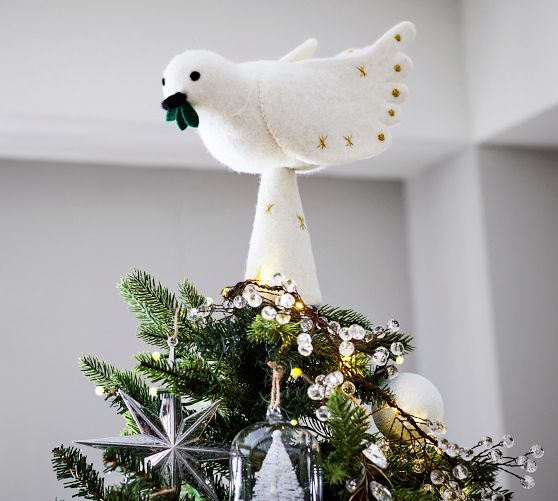 Felt Dove Tree Topper