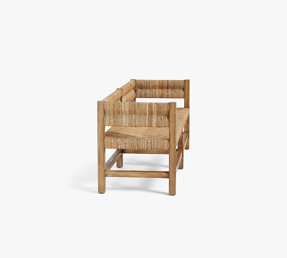 Malibu Woven Bench (64") - Stylish & Durable Seating