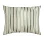 Rose Floral Stripe Reversible Sham