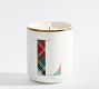 Stewart Plaid Alphabet Scented Candle - Winter Spruce
