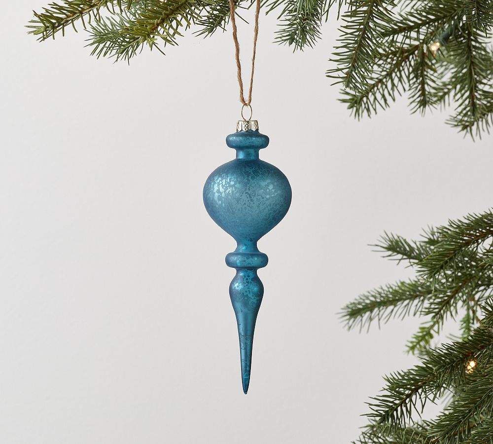 Blue Finial Ornament