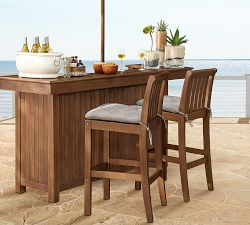 Chatham Mahogany Outdoor Barstool