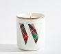 Stewart Plaid Alphabet Scented Candle - Winter Spruce