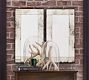 Tribeca Antiqued Glass Wall Mirror 16&quot; x 30&quot;