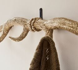 Antler Row of Hooks