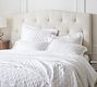 Elliot Curved Tufted Upholstered Headboard