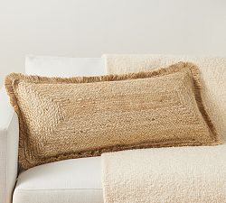 Braided Jute Lumbar Pillow