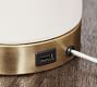 Carolina Ceramic USB Table Lamp (17&quot;-27&quot;)