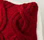 Alpine Handknit Cable Sherpa Back Pillow