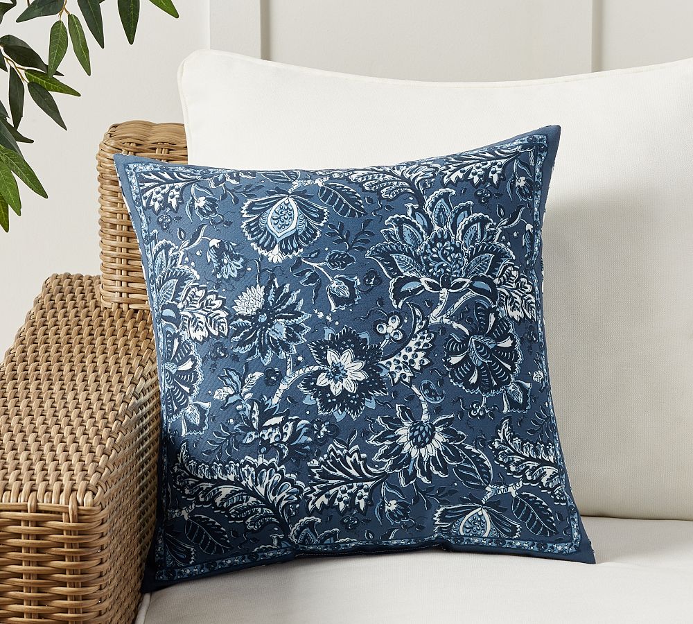 Evalina Reversible Floral Outdoor Pillow