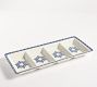 Hanukkah Medallion Stoneware Sectioned Serving Platter