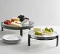 Slab Glass Serving Pedestals