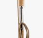 10' Rectangular Outdoor Patio Umbrella &ndash; Teak Frame&#8203;