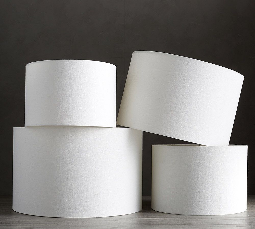 Gallery Linen Straight-Sided Drum Lamp Shade (13&quot;-19'')