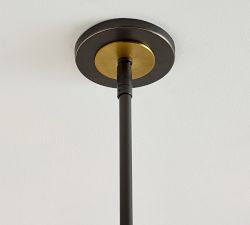 Harrison Leather Wrapped Round Chandelier (36&quot;)