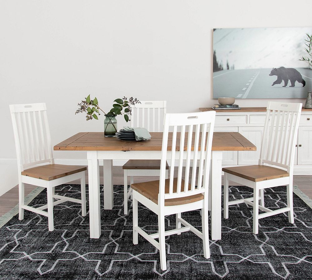Hart Reclaimed Wood Extending Dining Table (47.5&quot;- 63&quot;)