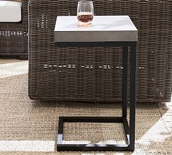 Sloan 15&quot; Concrete &amp; Iron Outdoor C-Table