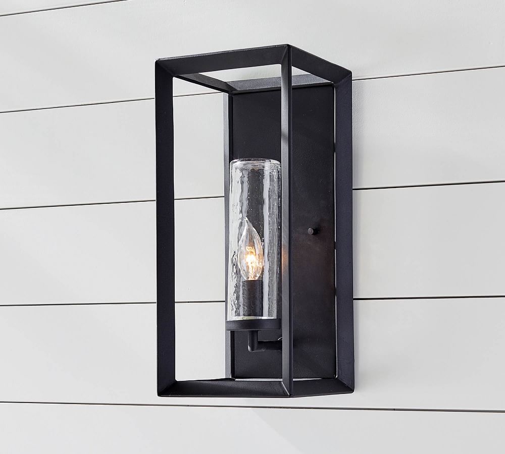 Sonora Outdoor Clear Glass Sconce (16'')