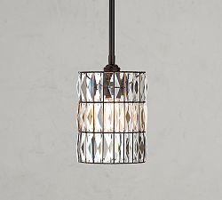 Adeline Crystal Pole Pendant (7&quot;)