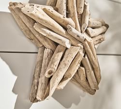 Driftwood Stars Wall Art - Set Of 3