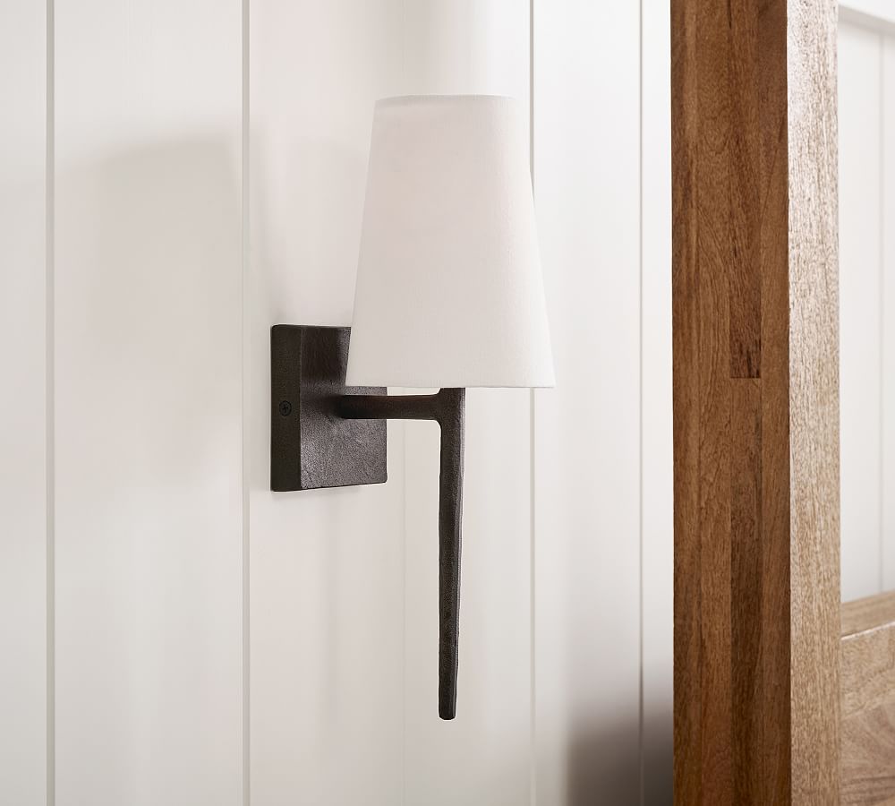 Fallon Forged-Iron Sconce (17'')