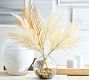 Faux  Pampas and Golden Palm Leaf Bundle