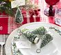 Flocked Tree Place Card Holders - Set of 4