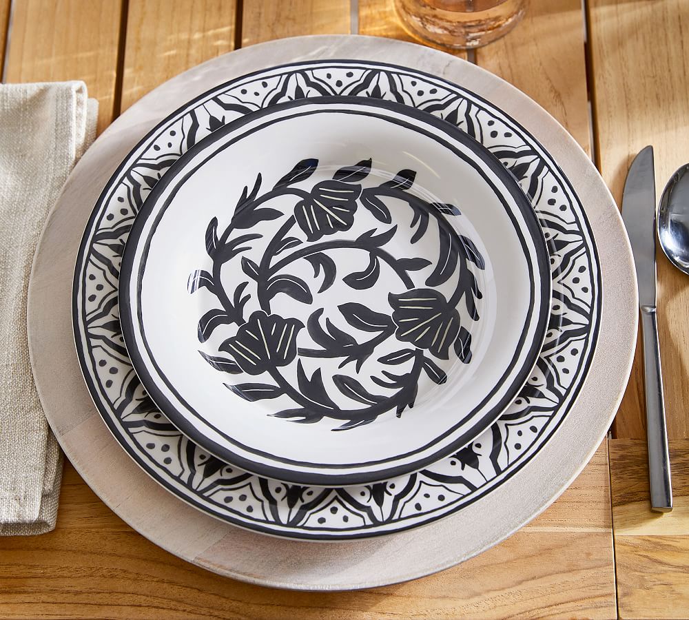Marrakesh Outdoor Melamine Salad Plates - Set of 4