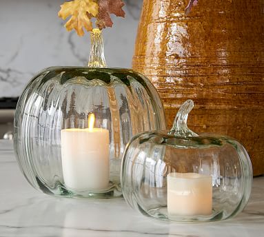 Pumpkin Recycled Glass Cloches
