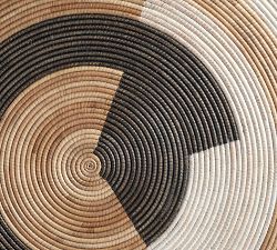 Sierra Handwoven Rattan Disc Wall Art