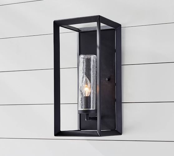 Sonora Outdoor Clear Glass Sconce (16'')