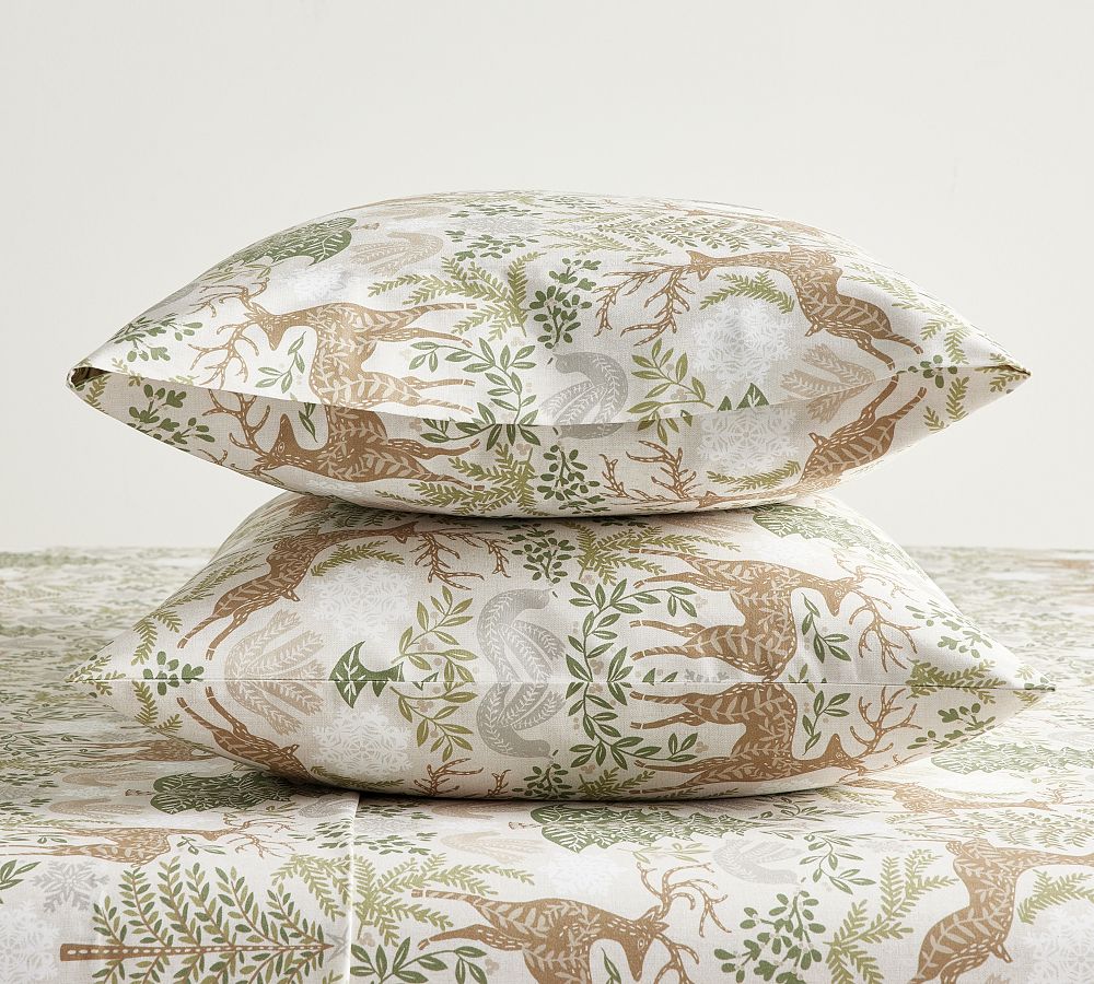 Winter Solstice Percale Pillowcases - Set of 2