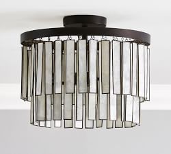 Astrid Capiz Flush Mount (15&quot;)