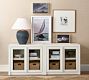 Dillon Glass Cabinet Media Console (72&quot;)