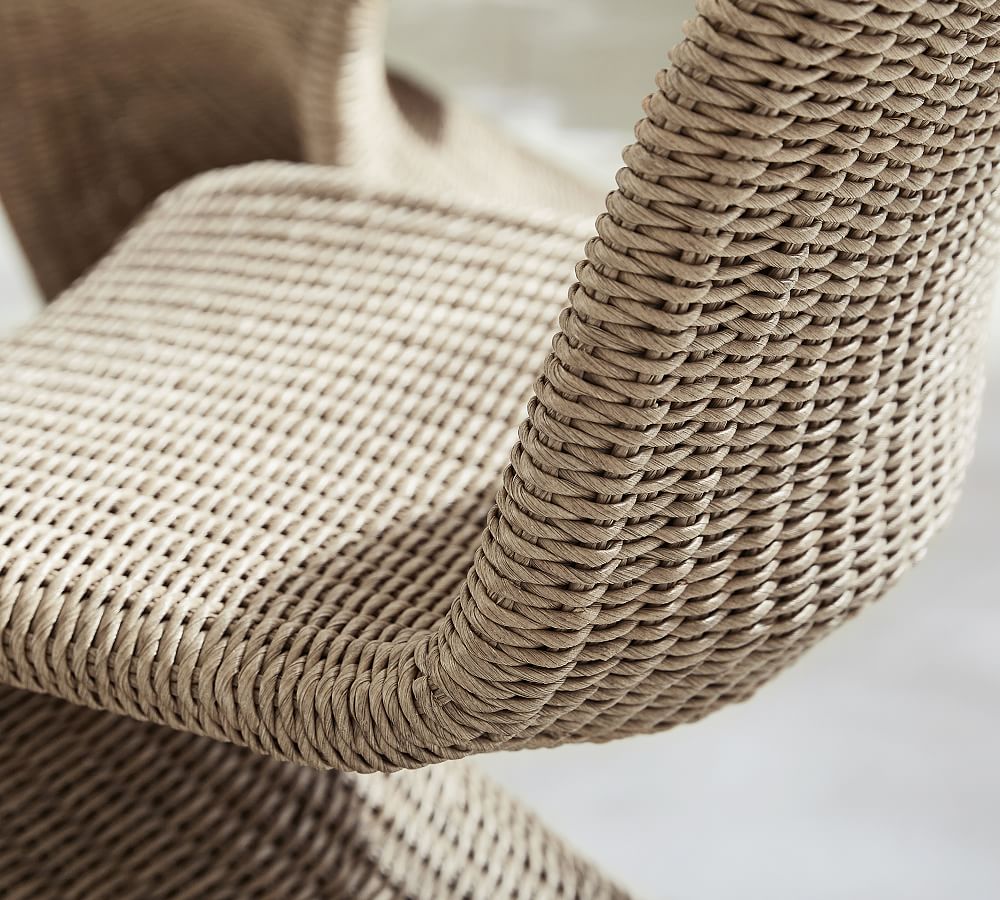 Encinitas Wicker Outdoor Dining Chair - Pottery Barn