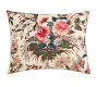 Rose Floral Stripe Reversible Sham