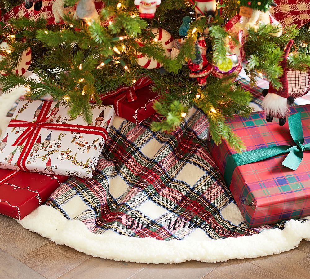 Stewart Plaid Tree Skirt