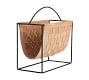 Suede Magazine Holder