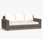 Torrey Wicker Square Arm Outdoor Sofa (86&quot;)
