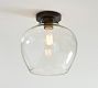 Flynn Recycled Glass Flush Mount (12&quot;)
