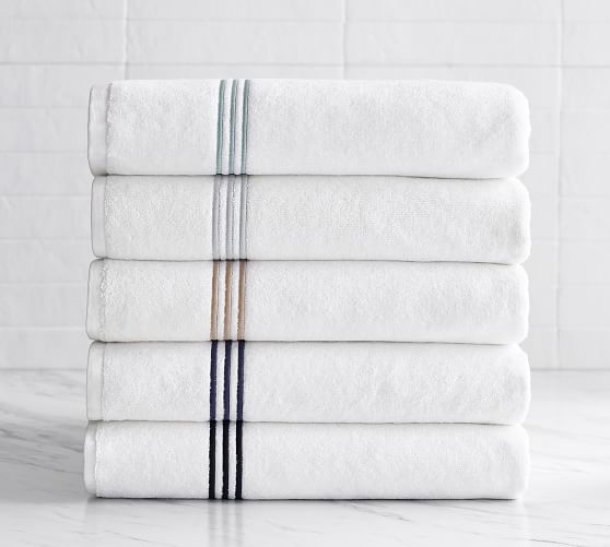 Grand Organic Cotton Embroidered Towel