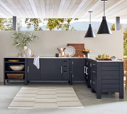 Malibu Metal Ultimate 5-Piece Outdoor Kitchen Set (130&quot;)