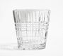 Stewart Plaid Glass Ice Bucket