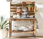 Abbott Concrete &amp; Acacia Island and Hutch (50&quot;)