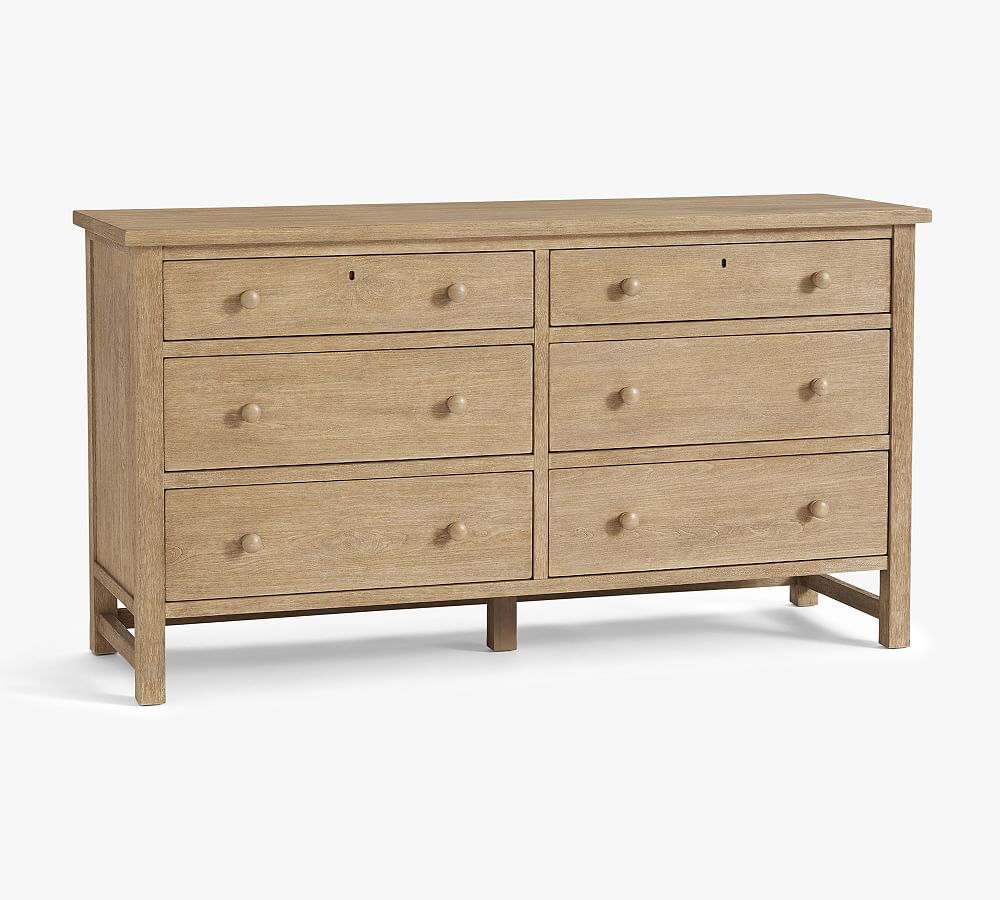 Farmhouse 6-Drawer Dresser - 66" | Pottery Barn