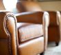 Manhattan Roll Arm Leather Chair