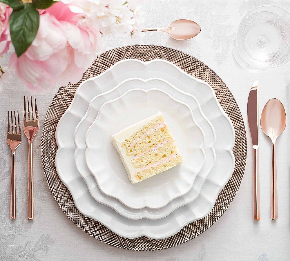 Monique Lhuillier Juliana Scalloped Appetizer Plate