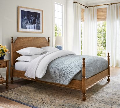 Pottery barn queen size bed discount