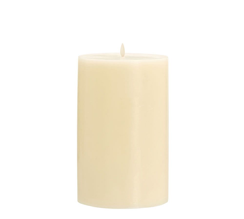 Premium Flickering Flameless Wax Pillar Candle